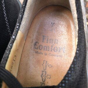 Finn Comfort Black Tie Shoes Size 41